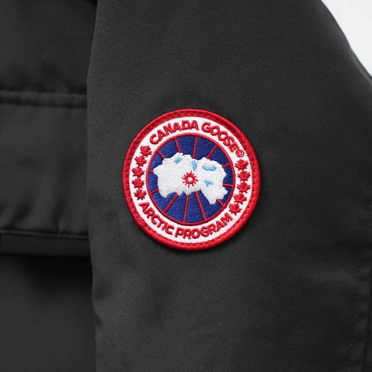 P740 CANADA GOOSE丨Canada Goose E24 sleeve logo stand collar down jacket Color: Gray Size: XS-XXL